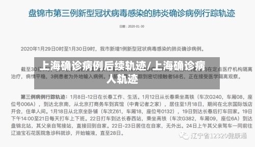 上海确诊病例后续轨迹/上海确诊病人轨迹