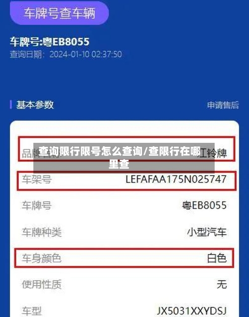 查询限行限号怎么查询/查限行在哪里查