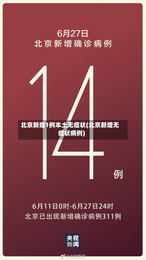 北京新增1例本土无症状(北京新增无症状病例)-第2张图片