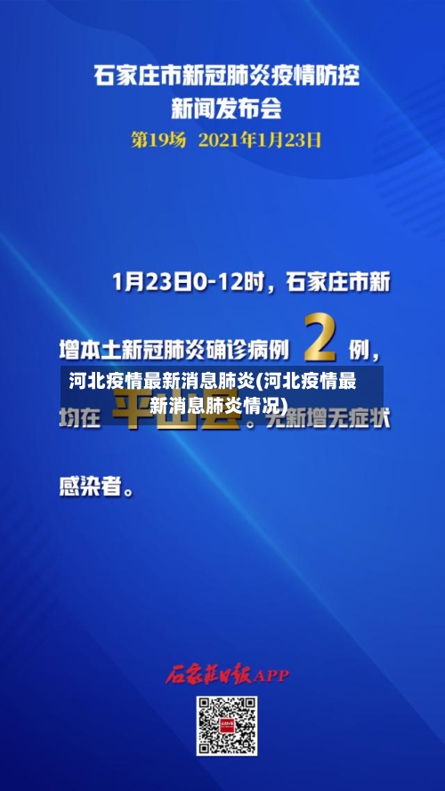 河北疫情最新消息肺炎(河北疫情最新消息肺炎情况)-第2张图片