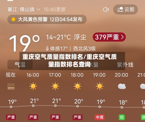 重庆空气质量指数排名/重庆空气质量指数排名查询-第2张图片