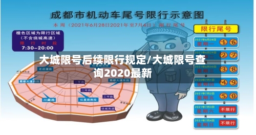 大城限号后续限行规定/大城限号查询2020最新-第2张图片