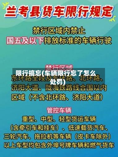 限行搞忘(车辆限行忘了怎么处罚)-第2张图片
