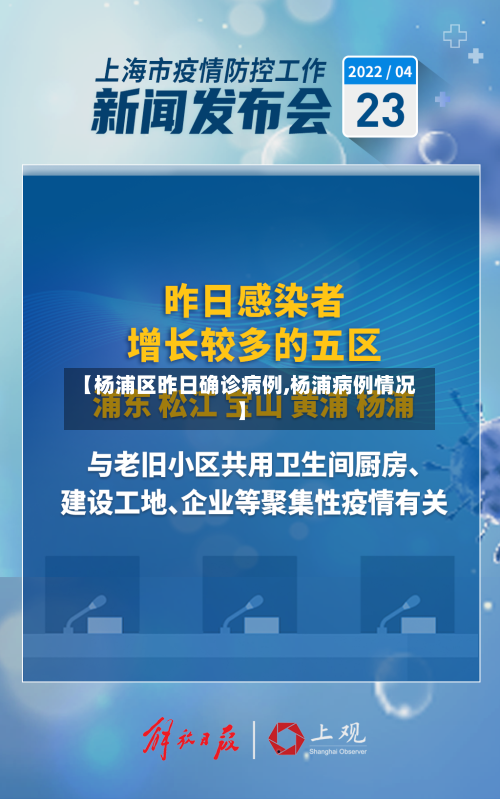 【杨浦区昨日确诊病例,杨浦病例情况】